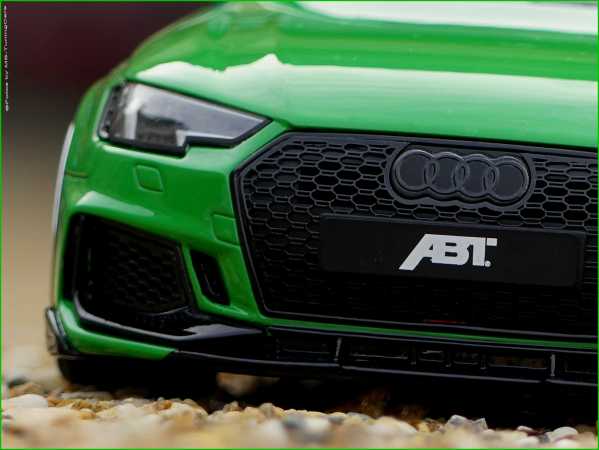 1:18 Audi RS4 ABT / Viper Green Edition + BBS Alufelgen