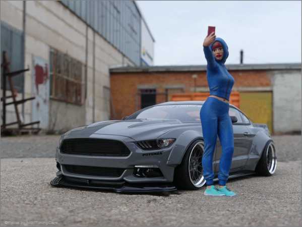 1:18 Ford Mustang Liberty Walk Breitbau