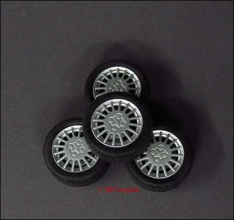 1:18 VW Golf 2 MK2 Rallye G60 Wheel Set