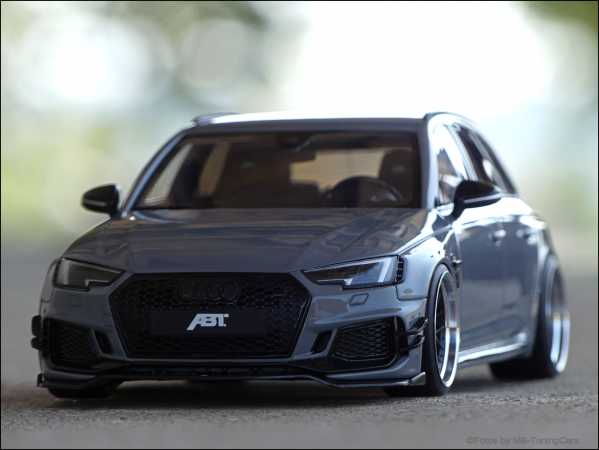 1:18 Audi RS4 ABT Nardo Grau Edition + BBS Alu-Felgen