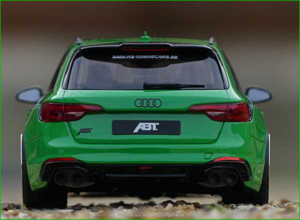 1:18 Audi RS4 ABT / Viper Green Edition + BBS Alufelgen
