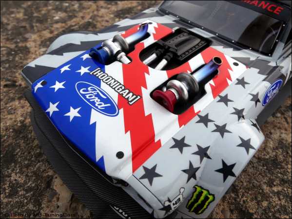 1:18 Ford Mustang 1965 Hoonigan V2 "KenBlock" USA EDITION