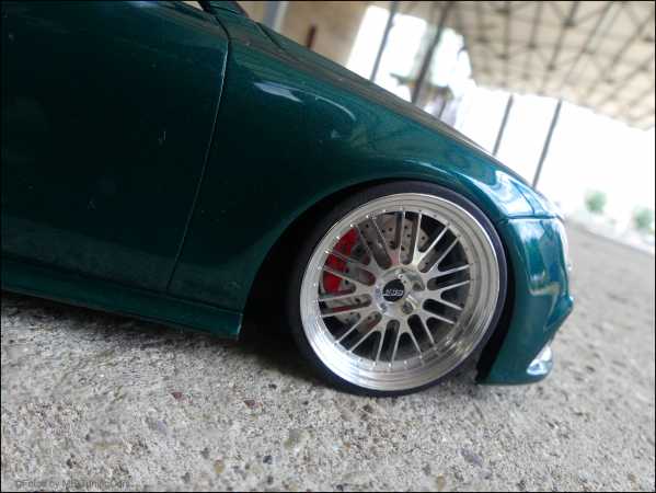 1:18 Audi RS7 Sportback Performance - British Green + BBS HMC Alufelgen -