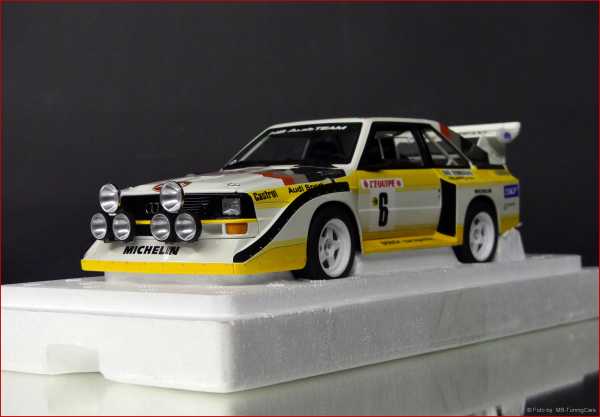 1:18 Audi Sport Quattro S1 WRC '86 #6 M.Hertz /Monte Carlo Rallye = NEU & OVP