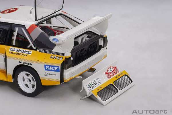 1:18 Audi Sport Quattro S1 WRC '86 #6 M.Hertz /Monte Carlo Rallye = NEU & OVP