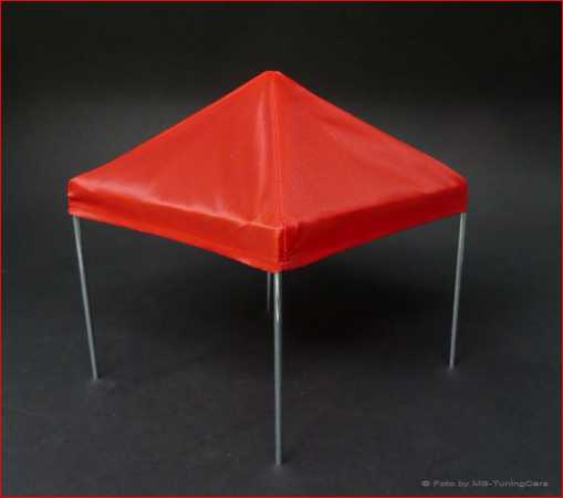 1:18 Alu-PVC Tent - Pavilion [Red]