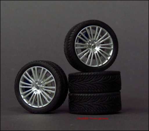 1:18 VW Golf R32 2005 Wheel Set