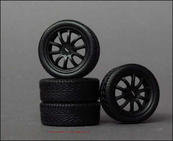 1:18 Mini Cooper S John Cooper Works Rim Size