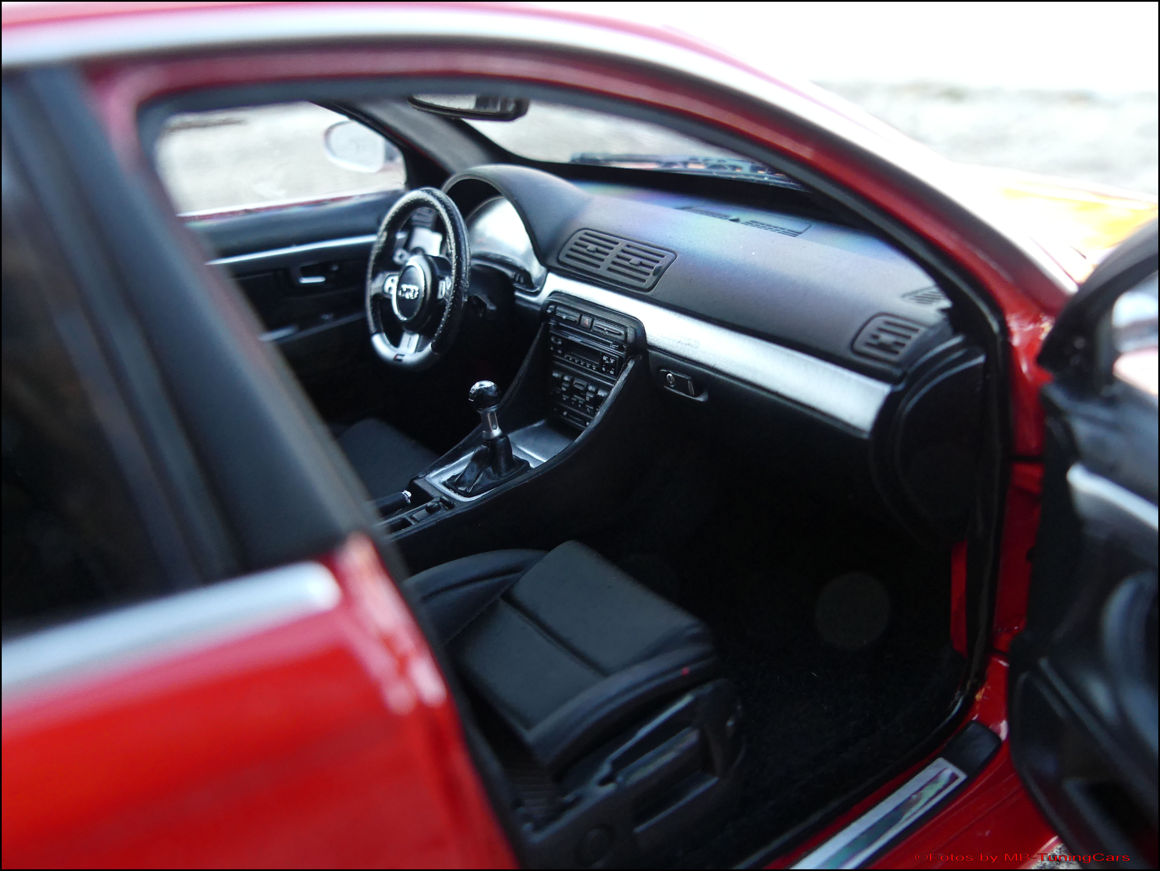 MB-TuningCars - 1:18 Audi A4 RS4 B7 Avant Quattro RED EDITION = FAHRBARES  MODELL = RAR