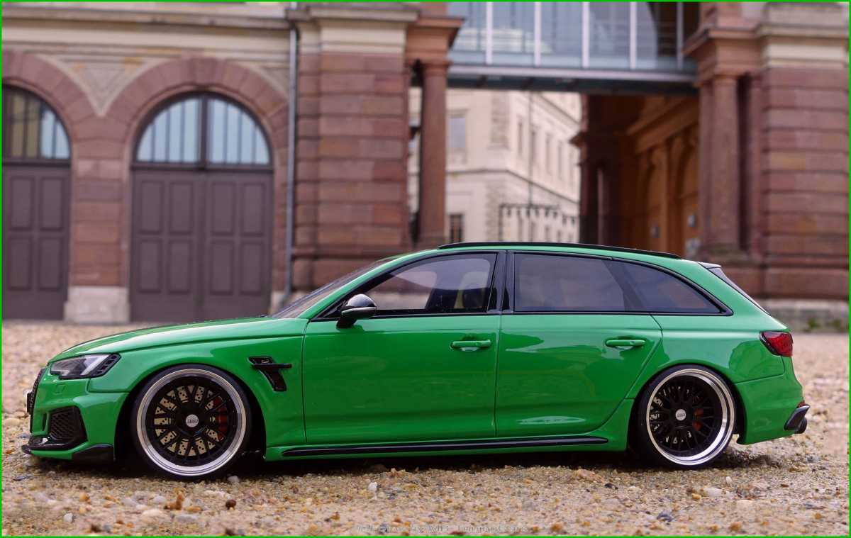 1:18 Audi RS4 ABT / Viper Green Edition + BBS Alufelgen