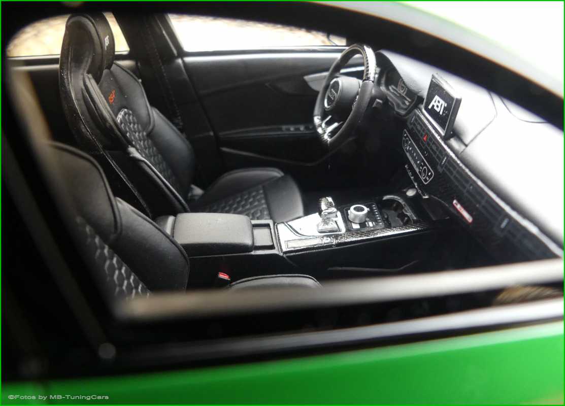 1:18 Audi RS4 ABT / Viper Green Edition + BBS Alufelgen