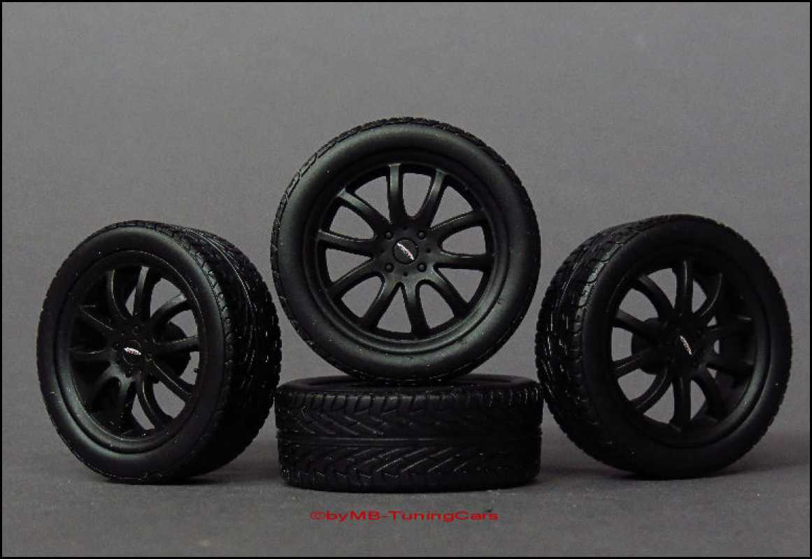 1:18 Mini Cooper S John Cooper Works Rim Size